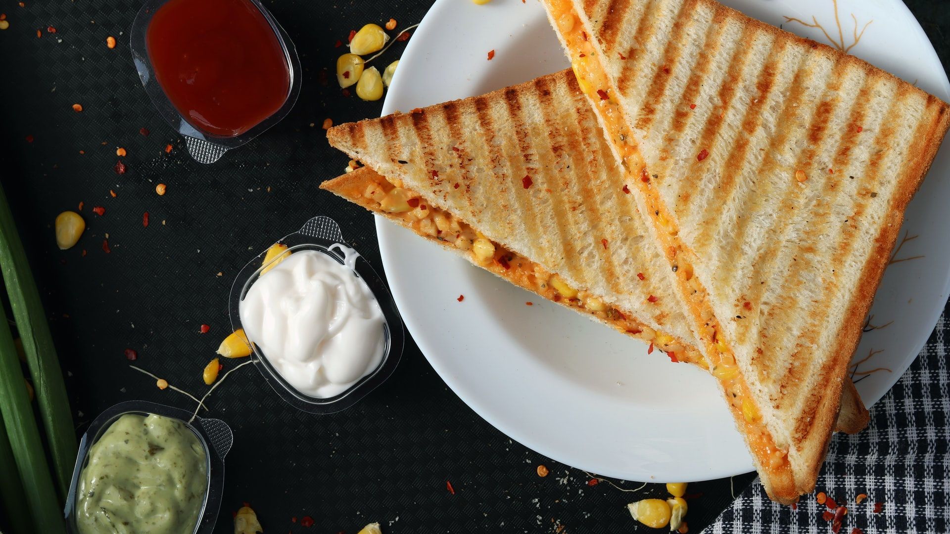 Corn Cheese Sandwich Recipe 